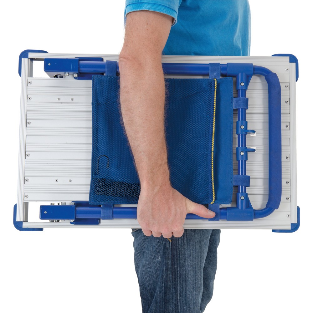 Número de imagen del producto 4: Carro con plataforma de aluminio, plegable, capacidad de carga. 200 kg