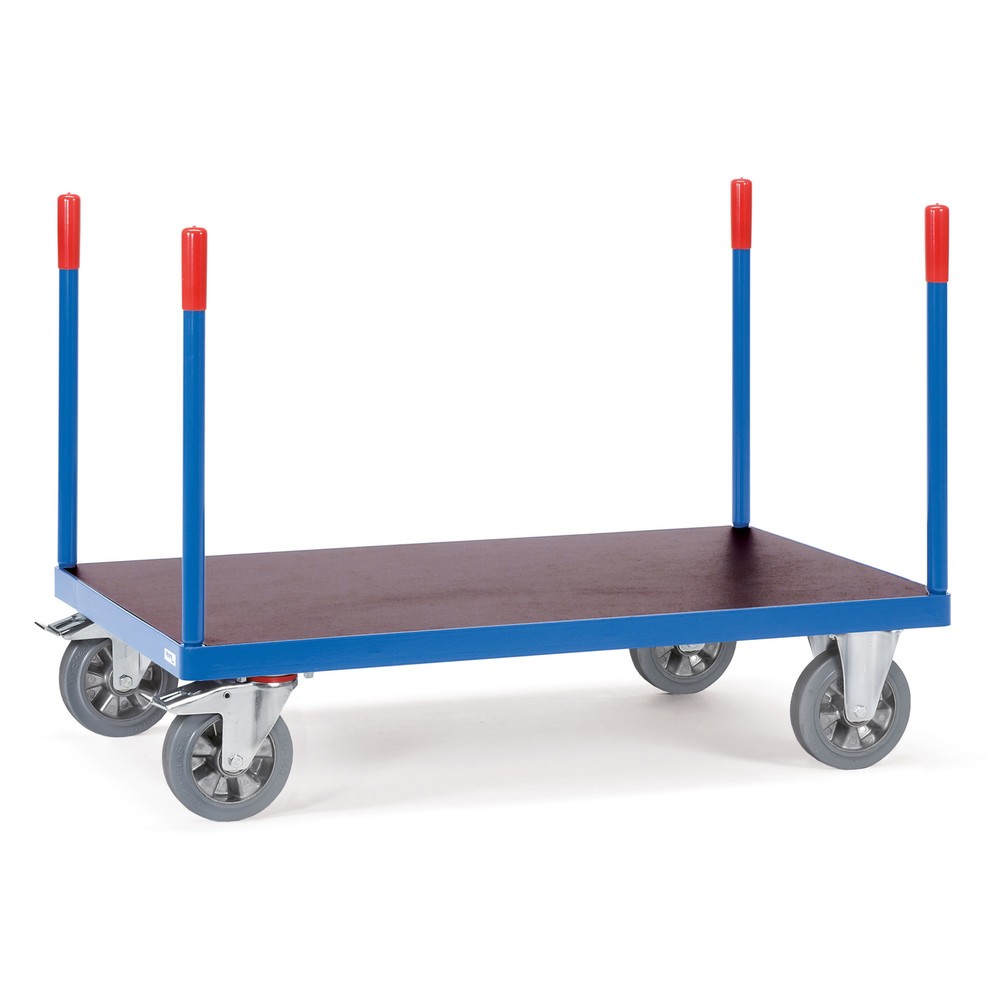 Imagen del producto: carro con plataforma de servicio pesado fetra®, con estacas, área de carga 700 x 1.000 mm