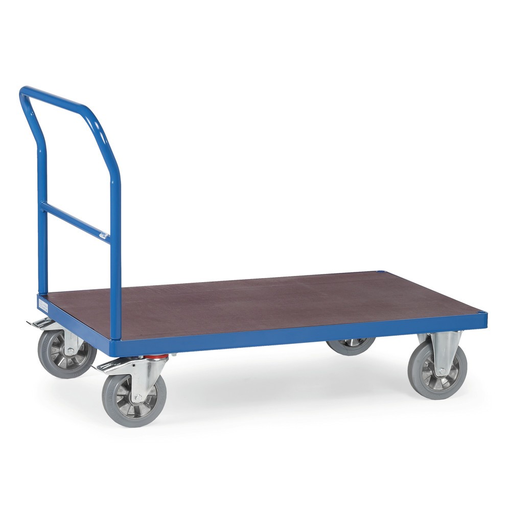 Imagen del producto: carro con plataforma de servicio pesado fetra®, con manillar, área de carga An x F 700 x 1.000 mm