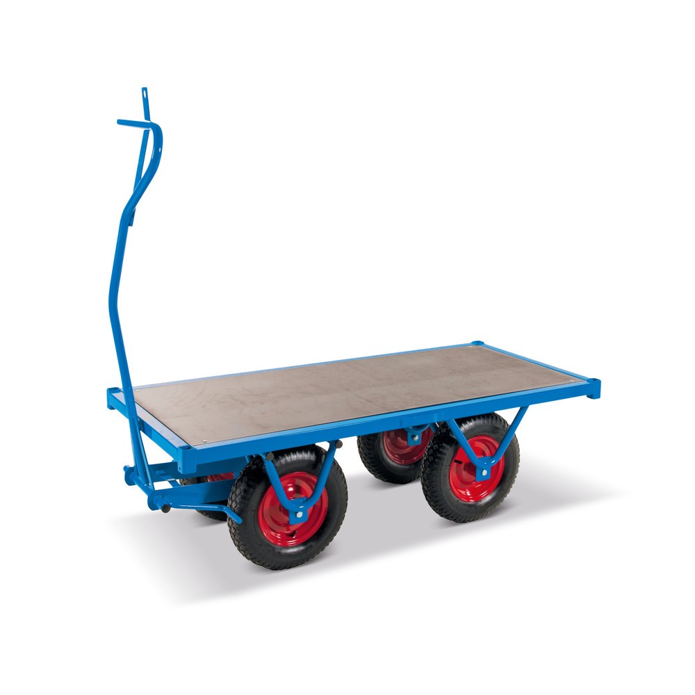 Imagen del producto: Carro manual de plataforma pesado con superficie de carga plana, An x F: 700 x 1.500 mm