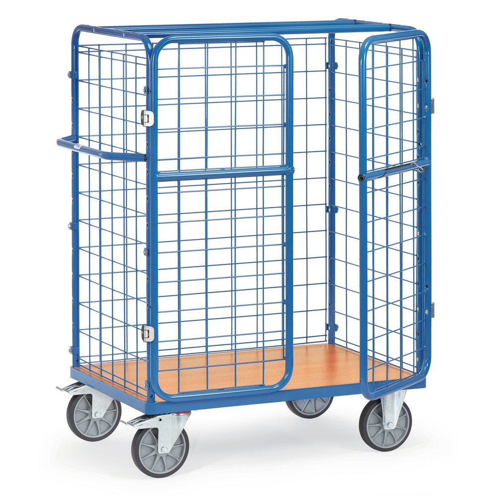 Imagen del producto: Carro para paquetes fetra®, capacidad de carga 600 kg, superficie de carga BxT 1.000 x 700 mm, altura 1.552 mm