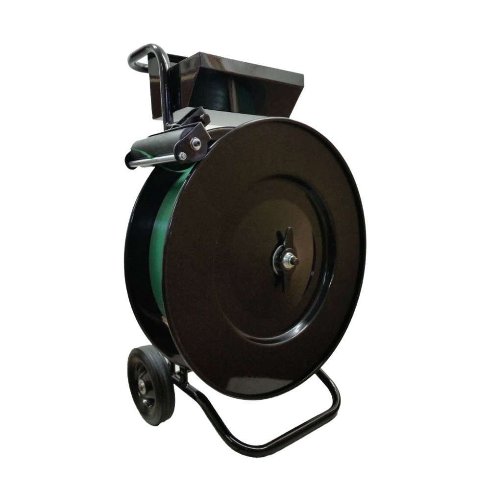 Imagen del producto: Carro portabobinas combinado para fleje de PET y fleje de acero para embalar, con diámetro de núcleo de hasta 406 mm