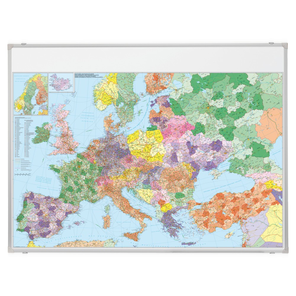 Illustration du produit: Cartes d’Europe FRANKEN, laminée, H x l 1 370 x 970 mm