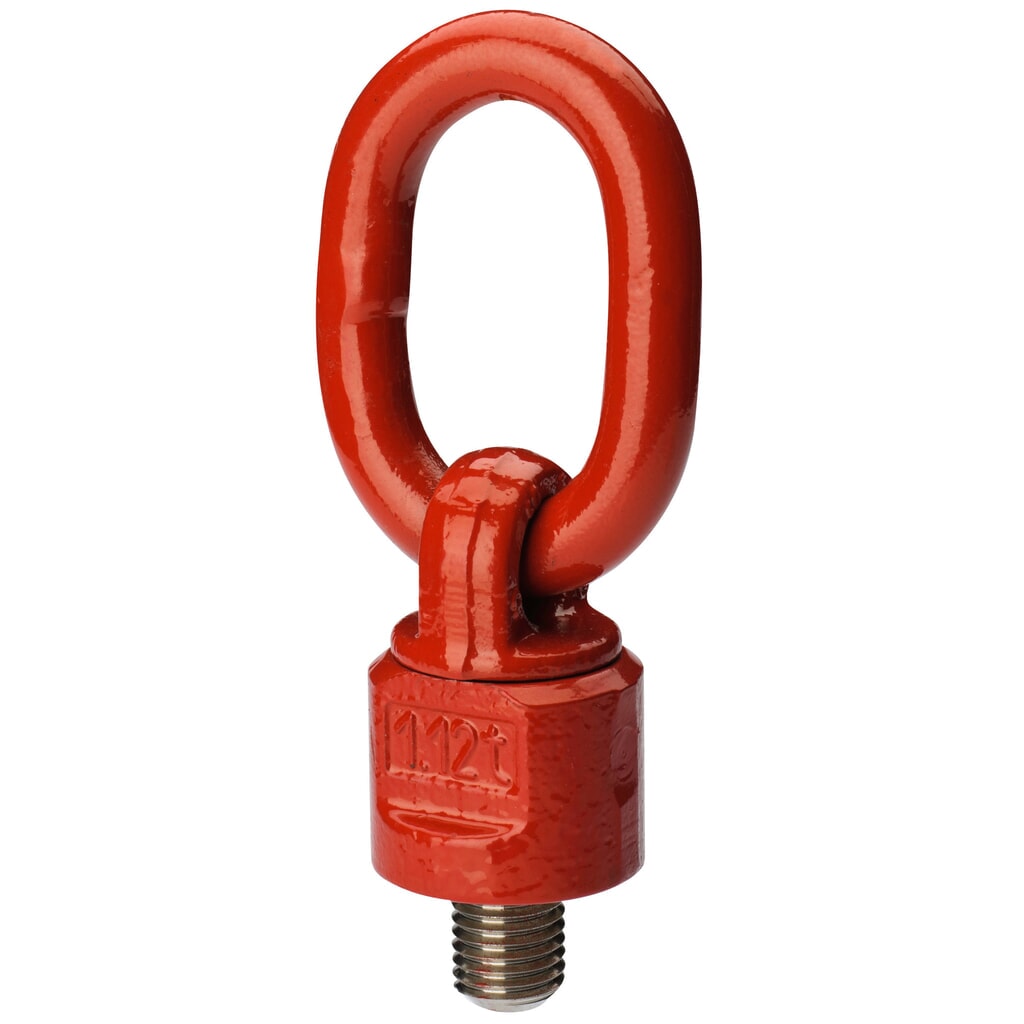 CARTEC® Anschlagwirbel (drehbar), GK8, M12x18, Tragkraft 500 kg (90°), 1.000 kg (0°) Produktabbildung: CARTEC® Anschlagwirbel (drehbar), GK8, M12x18, Tragkraft 500 kg (90°), 1.000 kg (0°)