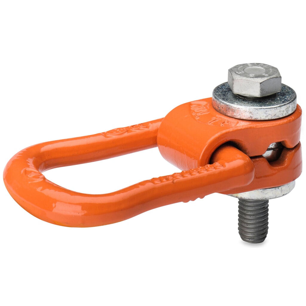 CARTEC® Anschlagwirbel mit Spannbügel (drehbar), GK10, M8x15, Tragkraft 300 kg Produktabbildung: CARTEC® Anschlagwirbel mit Spannbügel (drehbar), GK10, M8x15, Tragkraft 300 kg