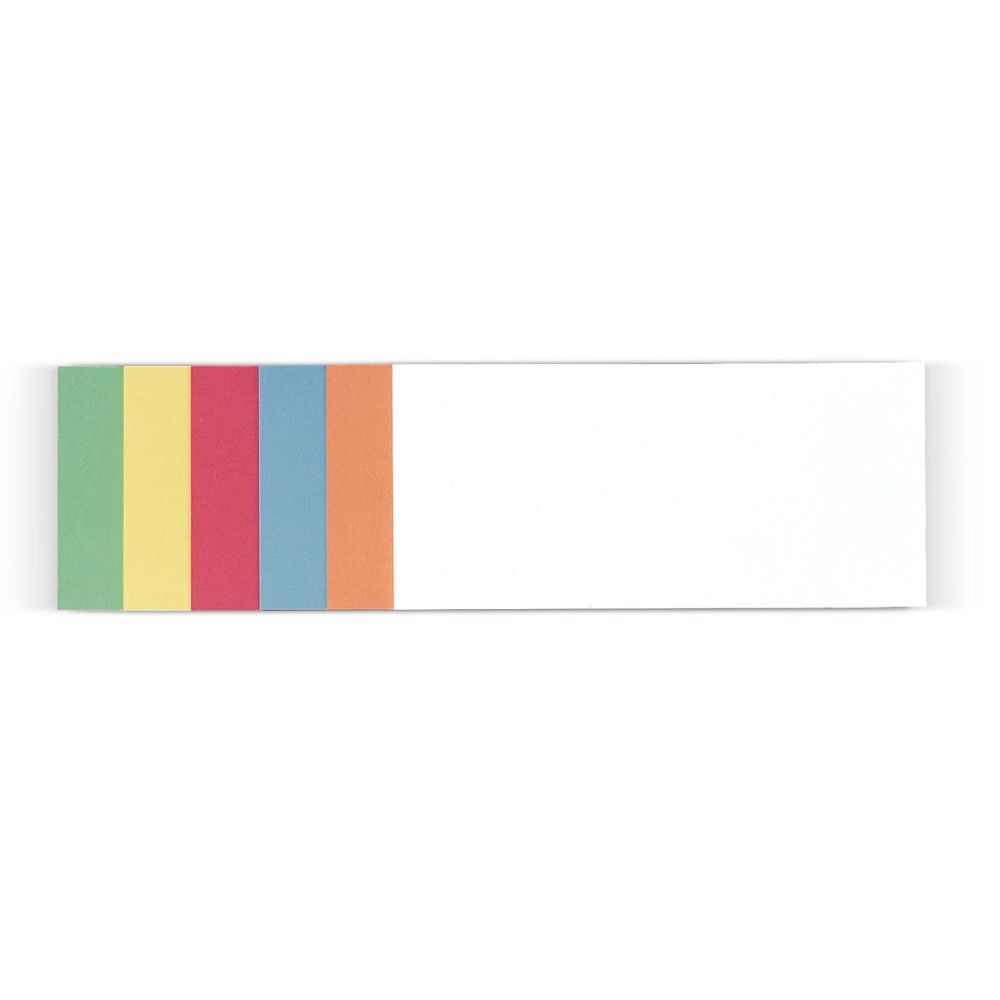 Illustration du produit: Cartes de présentation FRANKEN, ovales, H x l 110 x 190 mm, couleurs assorties
