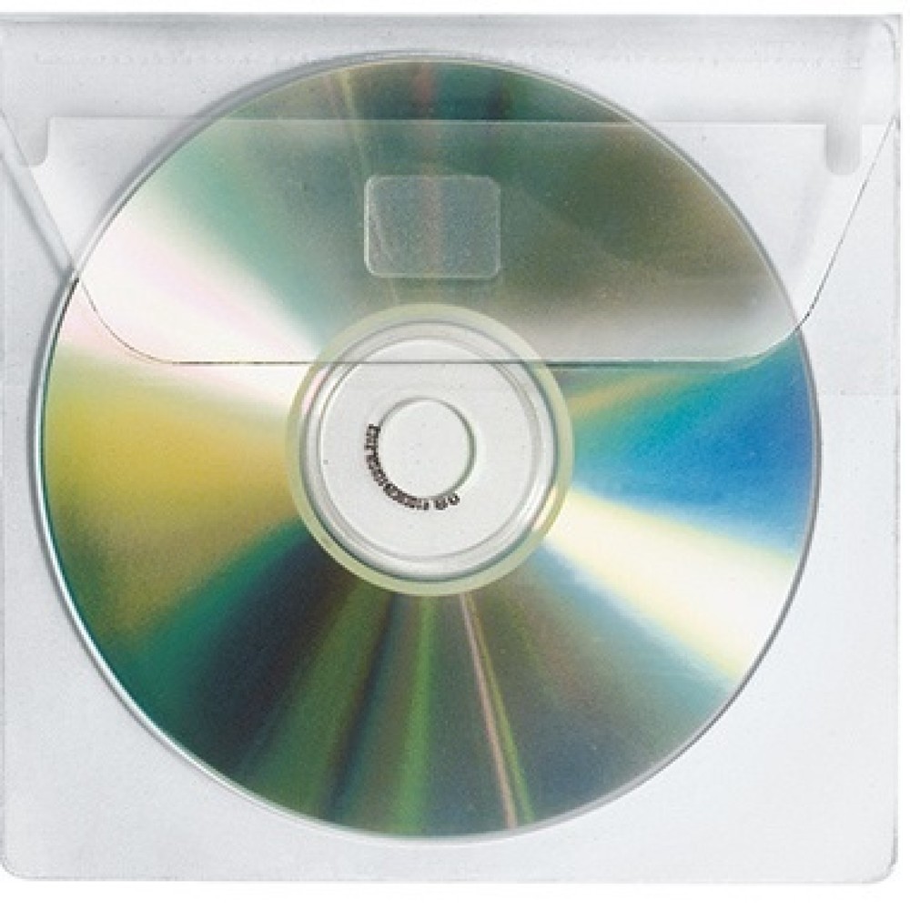 Produktabbildung Nr. 1: Veloflex CD/DVD Hülle 2259000 1CD PP glasklar 10 St./Pack.