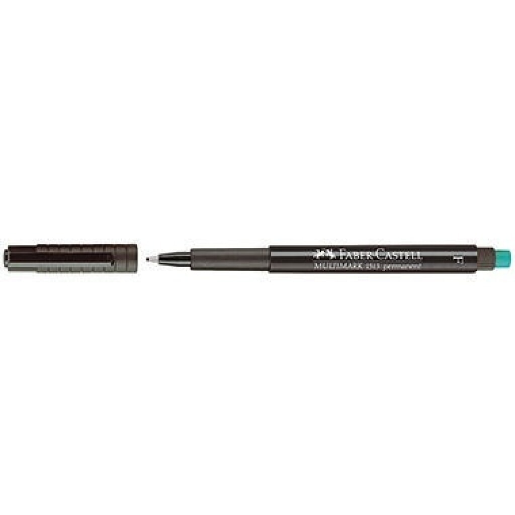 Faber Castell Folienschreiber MULTIMARK 151399 F mit Radierer sw Produktabbildung: Faber Castell Folienschreiber MULTIMARK 151399 F mit Radierer sw