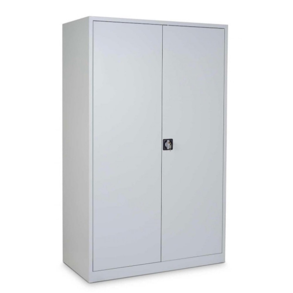 Produktabbildung Nr. 1: CEHA Flügeltürenschrank HF-ST, 5 OH, HxBxT 1.950 x 1.200 x 420 mm, pulverbeschichtete Fachböden, lichtgrau