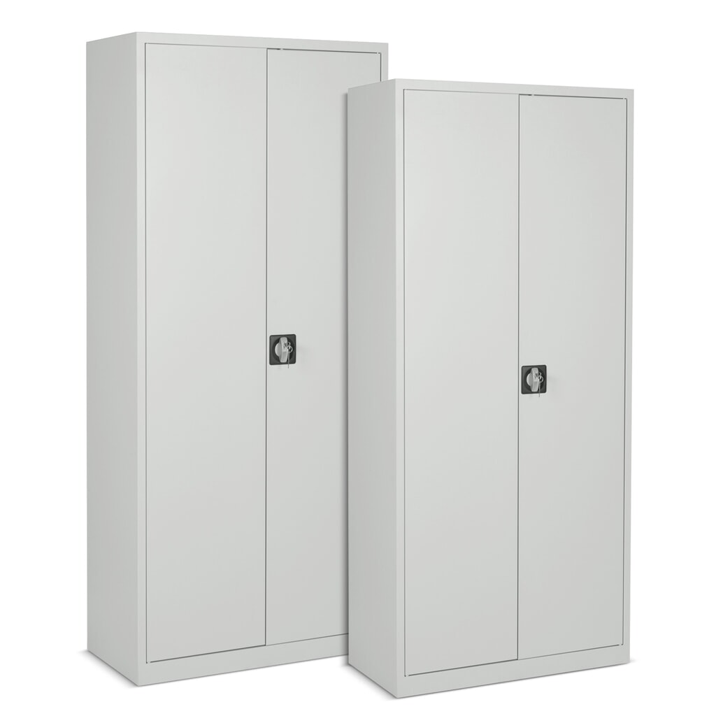 Produktabbildung Nr. 1: CEHA Flügeltürschrank-Set, 4,5 + 5 OH, HxBxT 1.800 x 800 x 380 mm + 1.950 x 920 x 420 mm, lackierte Fachböden