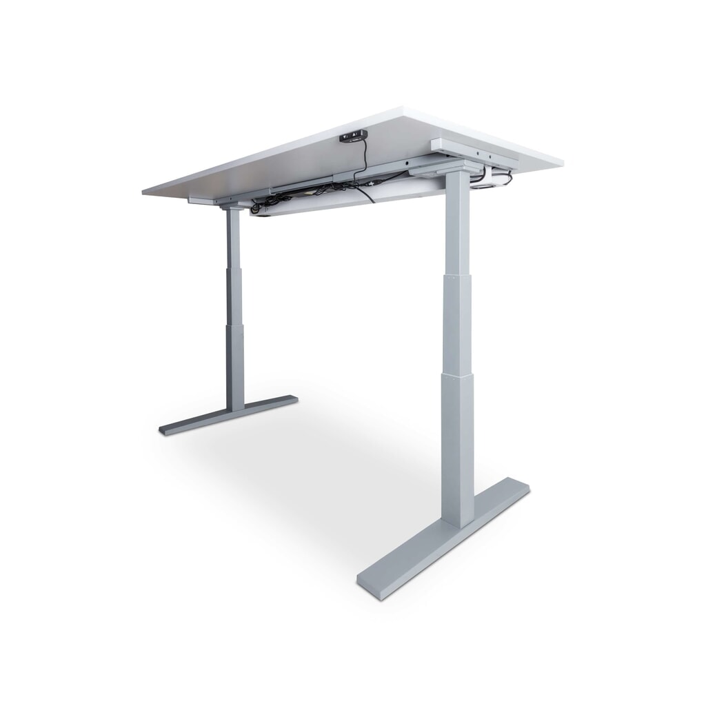 Produktabbildung Nr. 2: CEHA elektrisch höhenverstellbarer Schreibtisch, kratzfeste Oberfläche, HxBxT 610-1.250 x 1.600 x 800 mm, grau/weiß