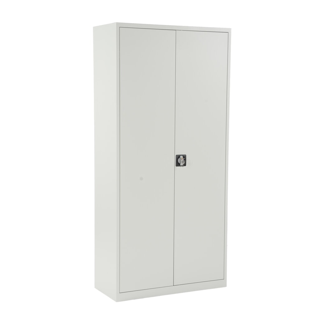 Produktabbildung: CEHA Universalschrank HUS-1, Drehriegel-Zylinderschloss, 4,5 OH, HxBxT 1.800 x 800 x 380 mm, verzinkte Fachböden, lichtgrau