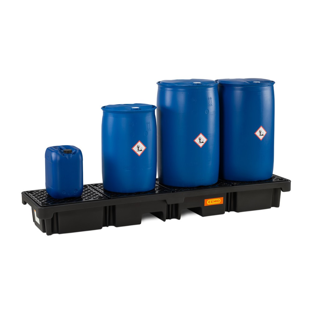Produktabbildung Nr. 2: CEMO Fassauffangwanne 220/4e, 4x 200 l, Auffangvolumen 215 l