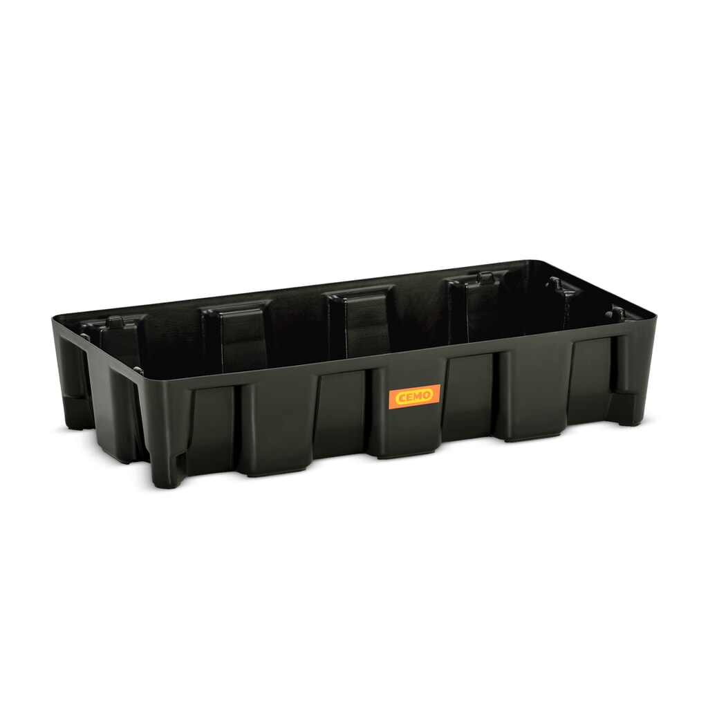 Produktabbildung: CEMO Kleingebinde-/Laborwanne aus PE, Auffangvolumen 35 l