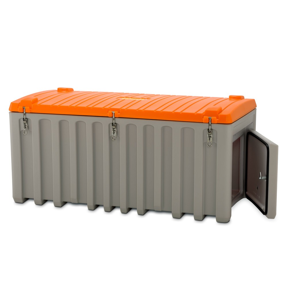 Produktabbildung Nr. 2: CEMO Leuchtstoffröhren-Sammelbox, mit Staplertaschen u. Seitentür