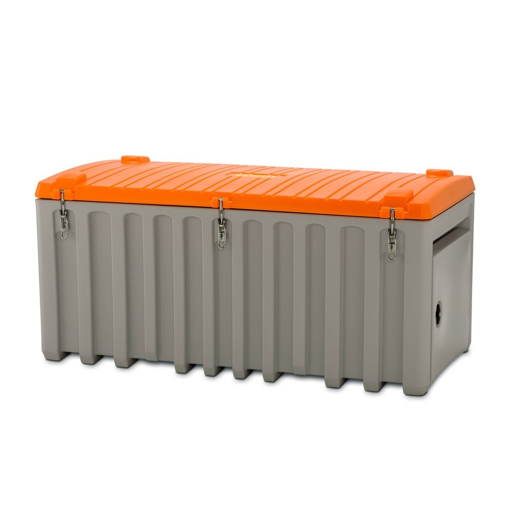 Produktabbildung: CEMO Leuchtstoffröhren-Sammelbox, mit Staplertaschen u. Seitentür