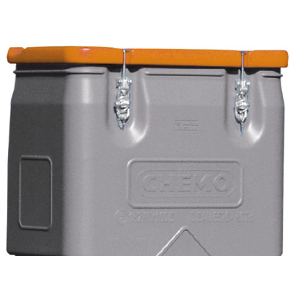 Produktabbildung Nr. 2: CEMO Mobil-Box, Gefahrgutzulassung, 170 l, Deckel orange