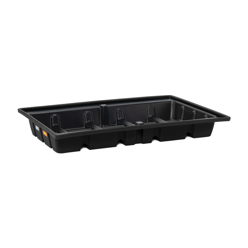CEMO PE-Regaleinhängewanne 18/230, für Fachmaß 1.800 x 1.100 mm, Volumen 230 l, für 2 Paletten Produktabbildung: CEMO PE-Regaleinhängewanne 18/230, für Fachmaß 1.800 x 1.100 mm, Volumen 230 l, für 2 Paletten