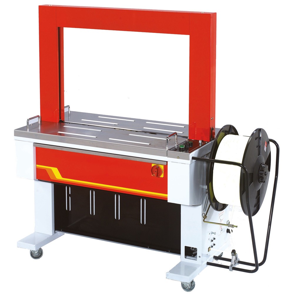 Illustration du produit: Cercleuse entièrement automatique modèle 9000, pour largeur du feuillard de 12 mm, cadre Hxl 800 x 850 mm