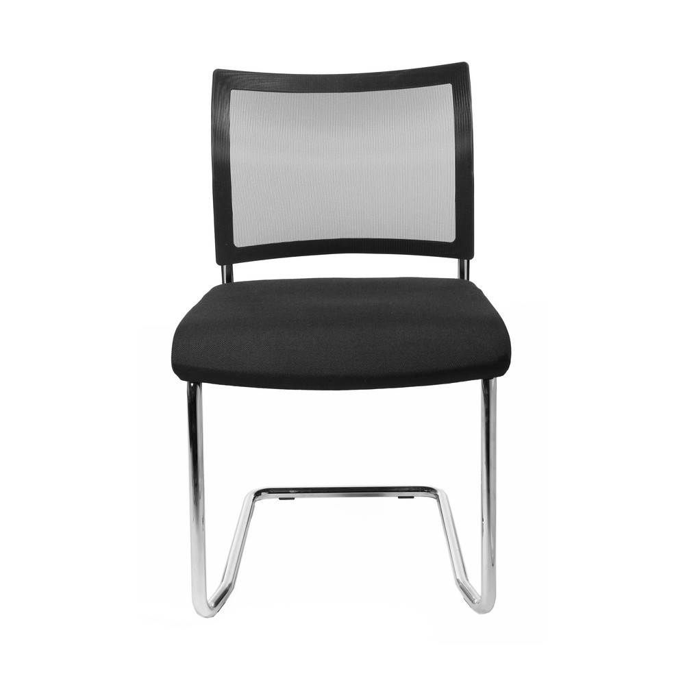N° de l'image du produit 2 : Chaise cantilever Topstar® New Age avec dossier resille, noir
