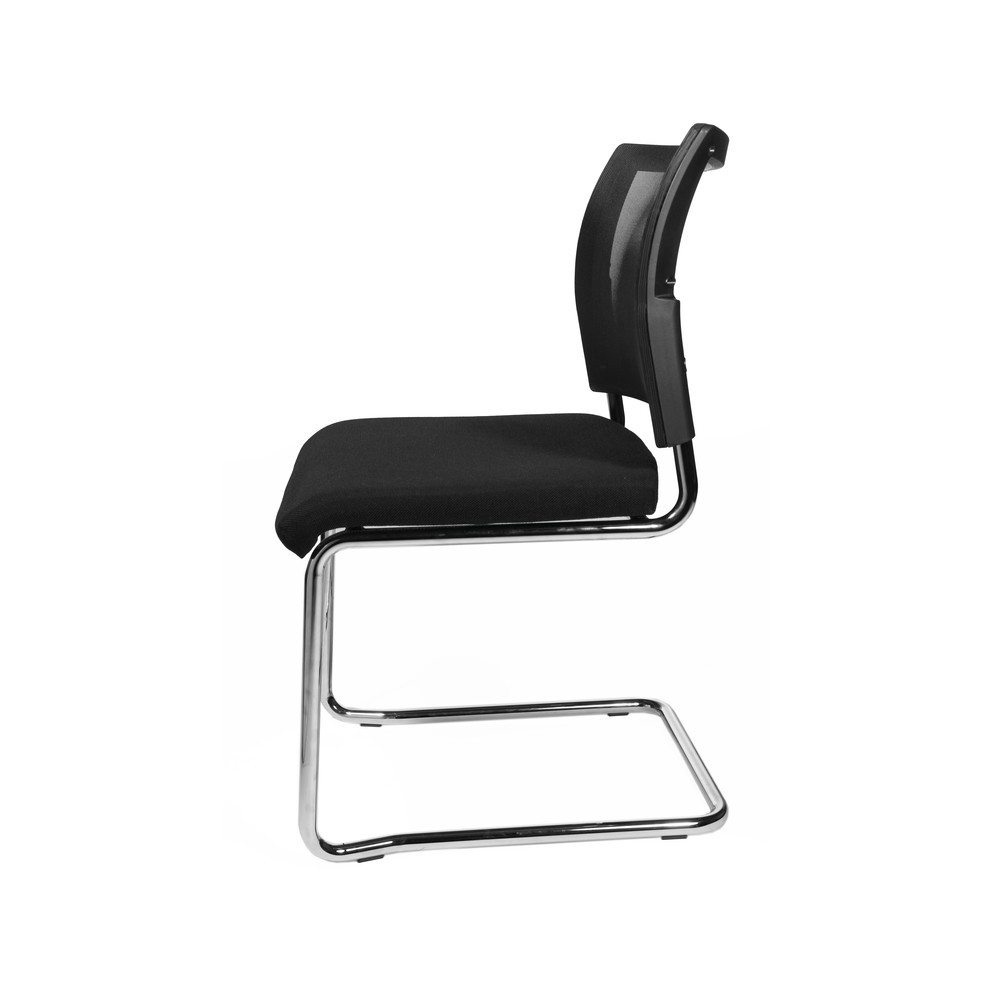 N° de l'image du produit 3 : Chaise cantilever Topstar® New Age avec dossier resille, noir