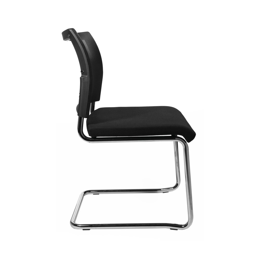 N° de l'image du produit 4 : Chaise cantilever Topstar® New Age avec dossier resille, noir