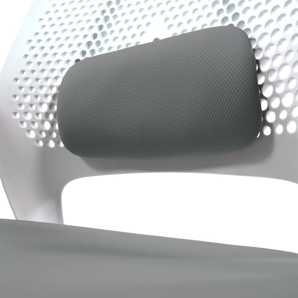 N° de l'image du produit 4 : Chaise de bureau / chaise pivotante hjh OFFICE PARFERIO W tissu, gris