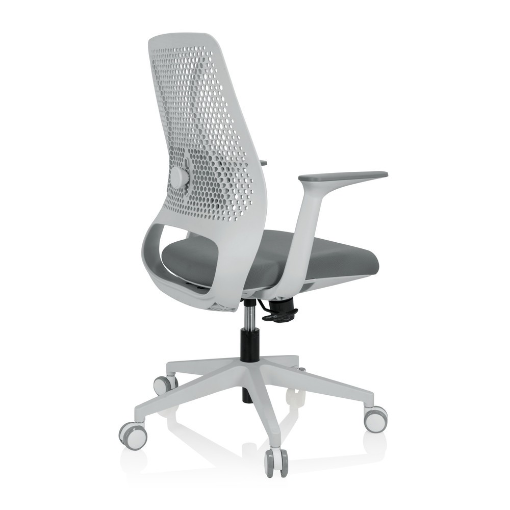 N° de l'image du produit 9 : Chaise de bureau / chaise pivotante hjh OFFICE PARFERIO W tissu, gris