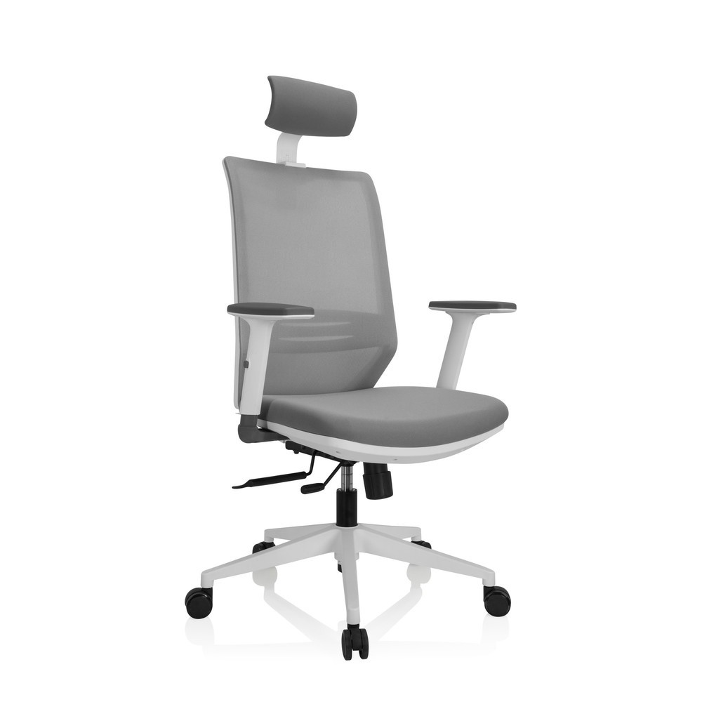 N° de l'image du produit 8 : Siège de bureau / siège pivotant hjh OFFICE PROFONDO PRO W résille / tissu, gris