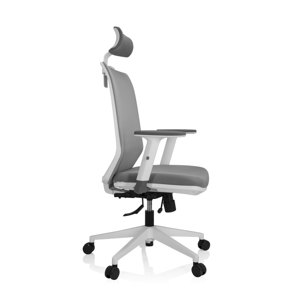N° de l'image du produit 9 : Siège de bureau / siège pivotant hjh OFFICE PROFONDO PRO W résille / tissu, gris