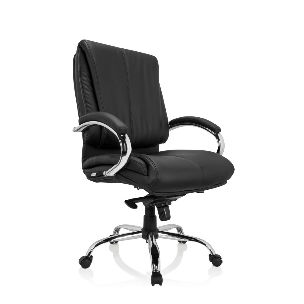 N° de l'image du produit 7 : Chaise de bureau / fauteuil de direction hjh OFFICE XXL H 100 PU, noir