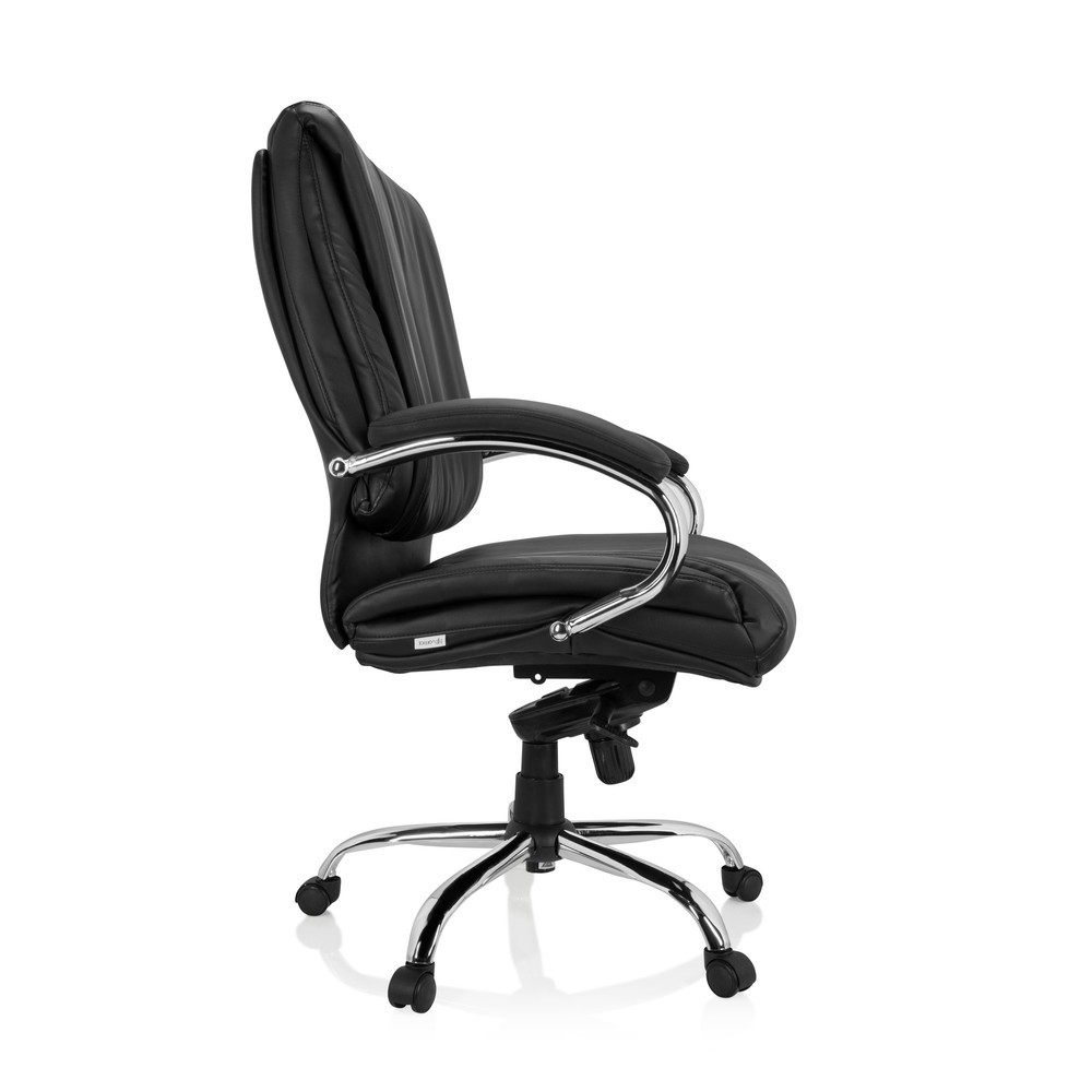 N° de l'image du produit 8 : Chaise de bureau / fauteuil de direction hjh OFFICE XXL H 100 PU, noir