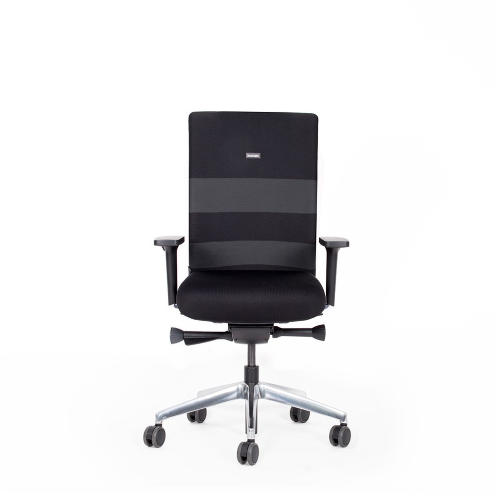 Illustration du produit: Chaise de bureau lento agilis AG10, noir, 100 % polyester