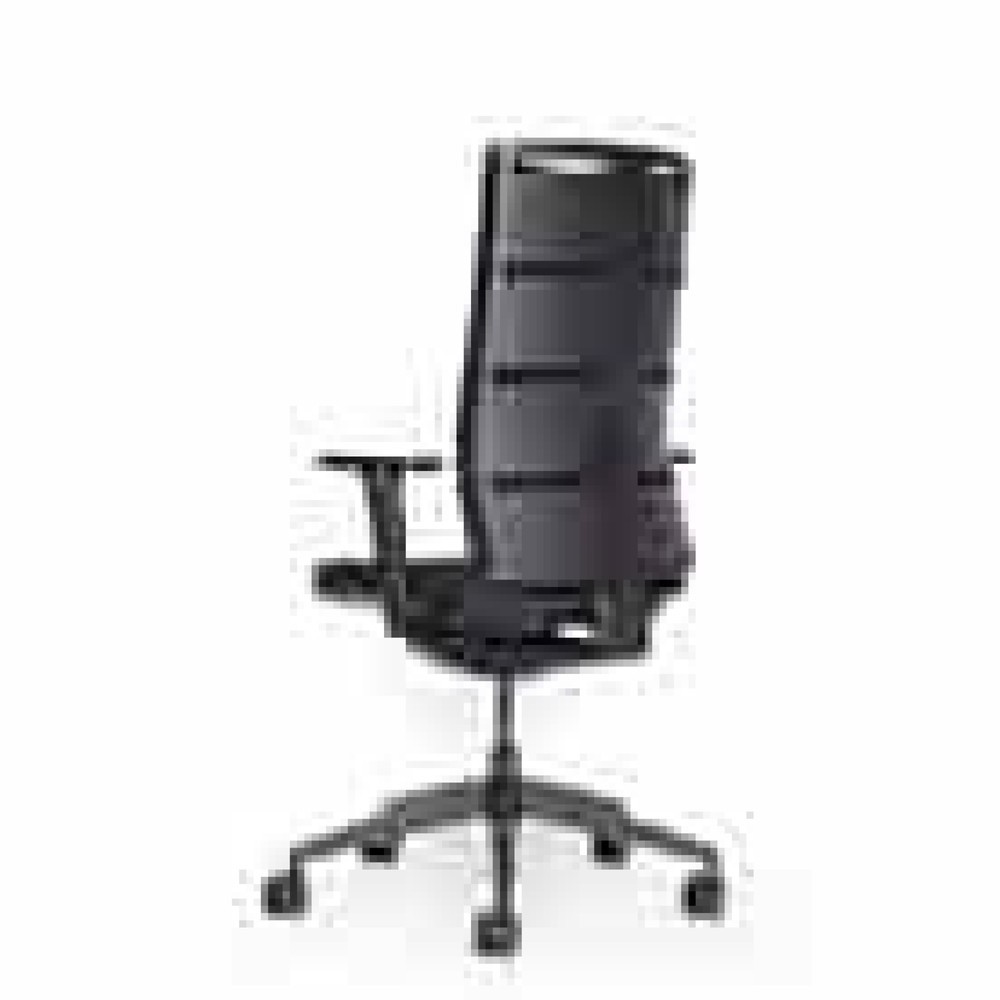 N° de l'image du produit 3 : Chaise de bureau lento agilis matrix MT12, 100 % polyester, noir