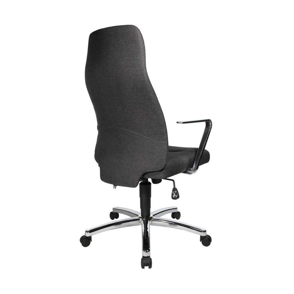 N° de l'image du produit 2 : Chaise de bureau pivotante Chefsessel Topstar® Chairman, tissu anthracite