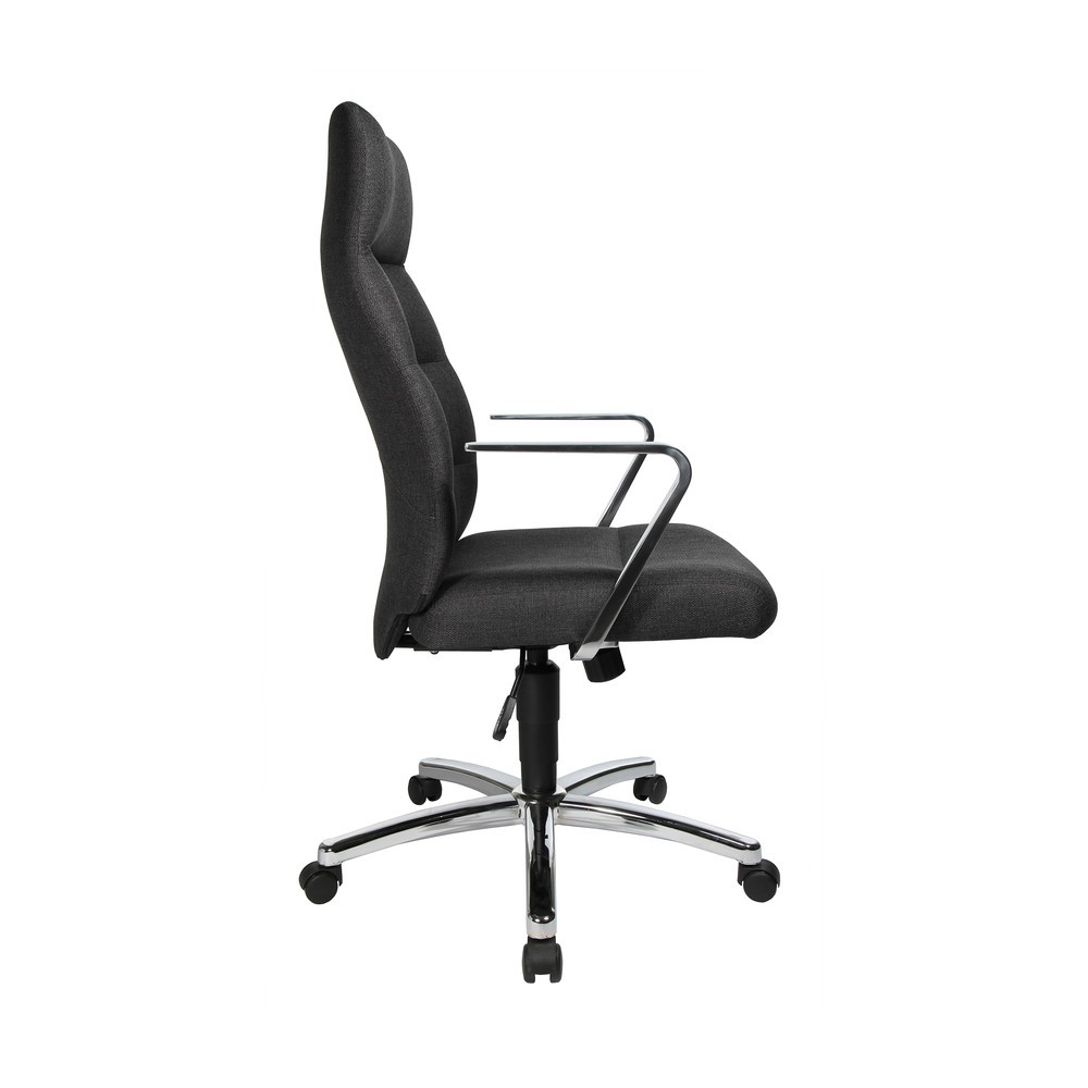N° de l'image du produit 3 : Chaise de bureau pivotante Chefsessel Topstar® Chairman, tissu anthracite