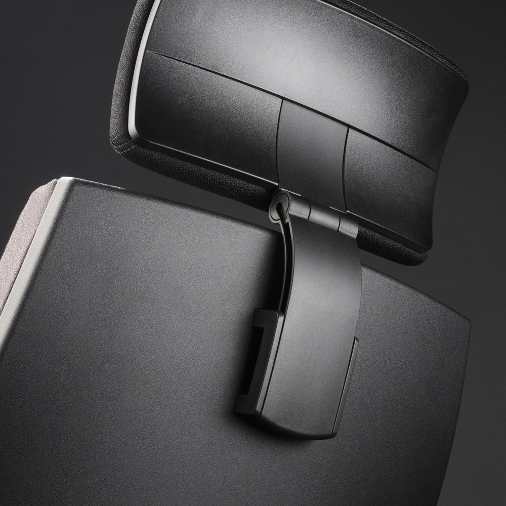 N° de l'image du produit 2 : Chaise de bureau pivotante Hammerbacher Premium 1, dossier rembourré, appui-tête, accoudoirs multifonctions