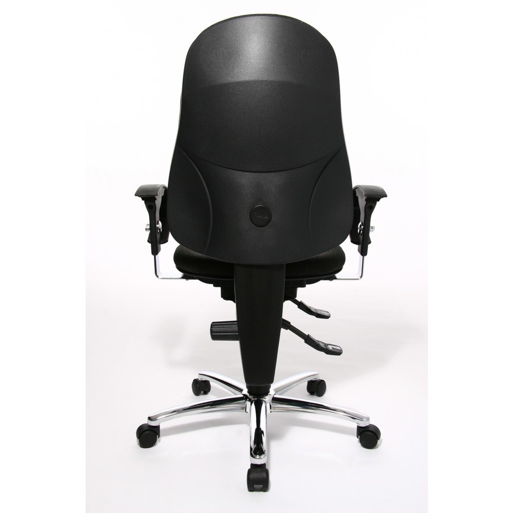 N° de l'image du produit 5 : Chaise de bureau pivotante Topstar® Ortho 10, accoudoirs réglables en hauteur, anthracite