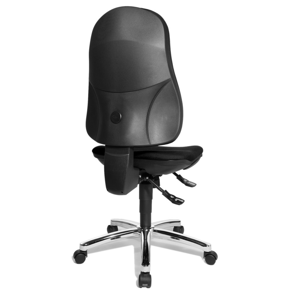 N° de l'image du produit 3 : Chaise de bureau pivotante Topstar® Support Syncro, chaise ergonomique, noir