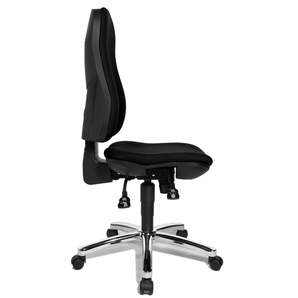 N° de l'image du produit 4 : Chaise de bureau pivotante Topstar® Support Syncro, chaise ergonomique, noir
