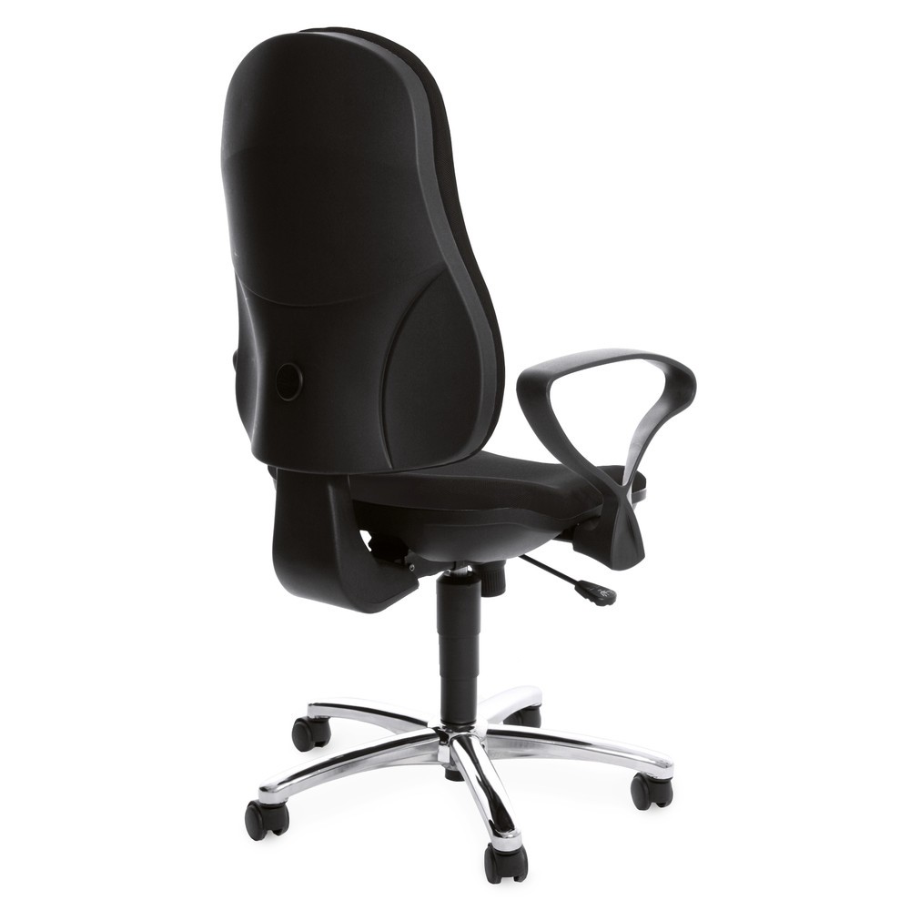 N° de l'image du produit 5 : Chaise de bureau pivotante Topstar® Support Syncro, chaise ergonomique, noir