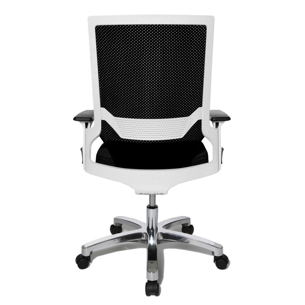 N° de l'image du produit 6 : Chaise de bureau pivotante Topstar® autosynchrone, dossier en mesh, noire