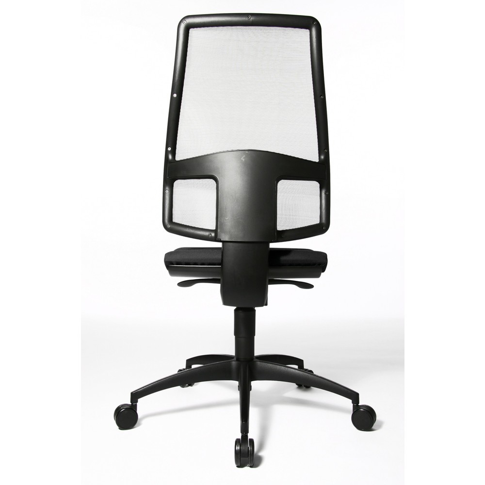 N° de l'image du produit 5 : Chaise de bureau pivotante Topstar® Syncro, dossier en mesh respirant, noire