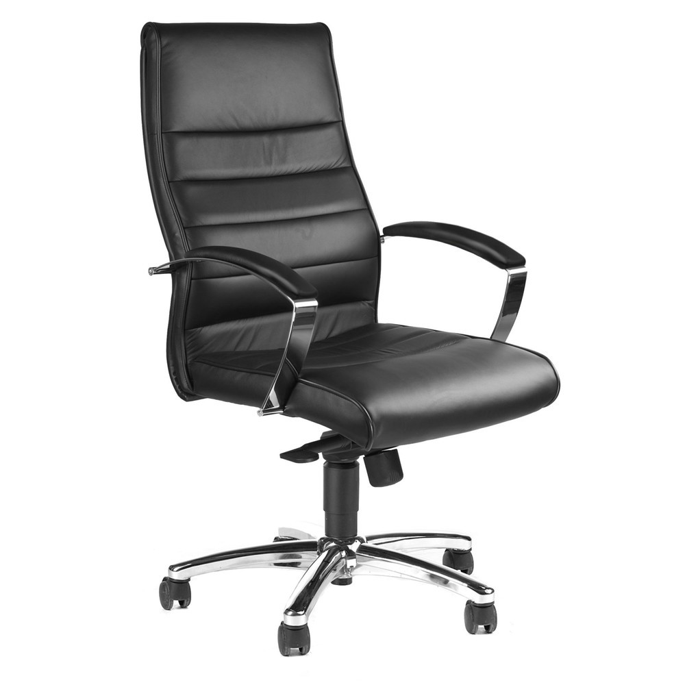 N° de l'image du produit 3 : Chaise de bureau pivotante Topstar® TD LUX 10, mécanisme de basculement Chefsessel, accoudoirs inclus, noire