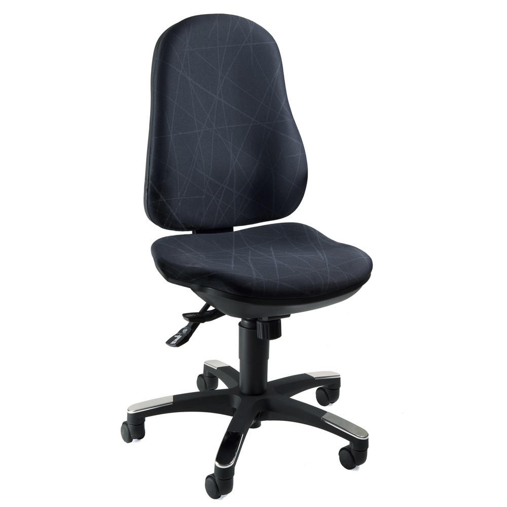 N° de l'image du produit 3 : Siège de bureau pivotante Topstar® Trend SY 10, siège ergonomique, motifs noir-gris foncé