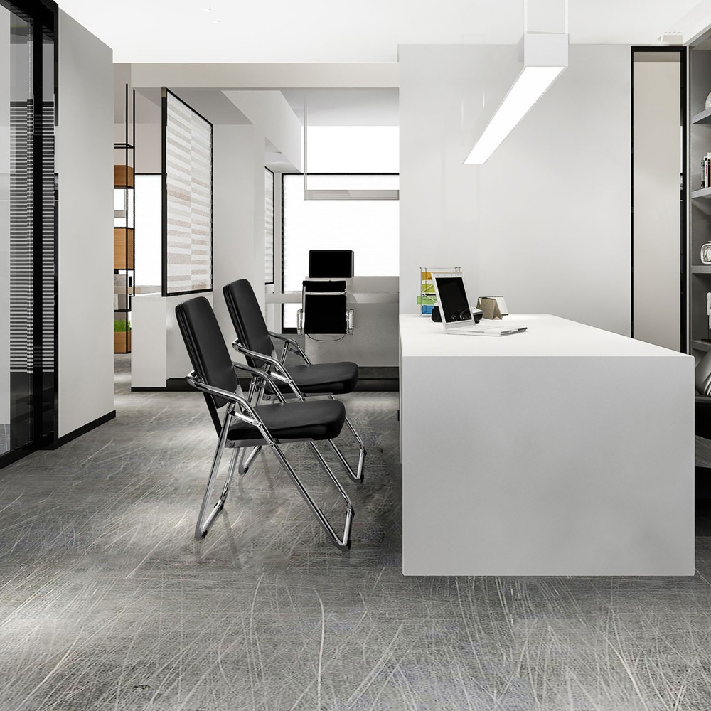 N° de l'image du produit 3 : Chaise de conférence / chaise-visiteur hjh OFFICE / ESTO PU, noir