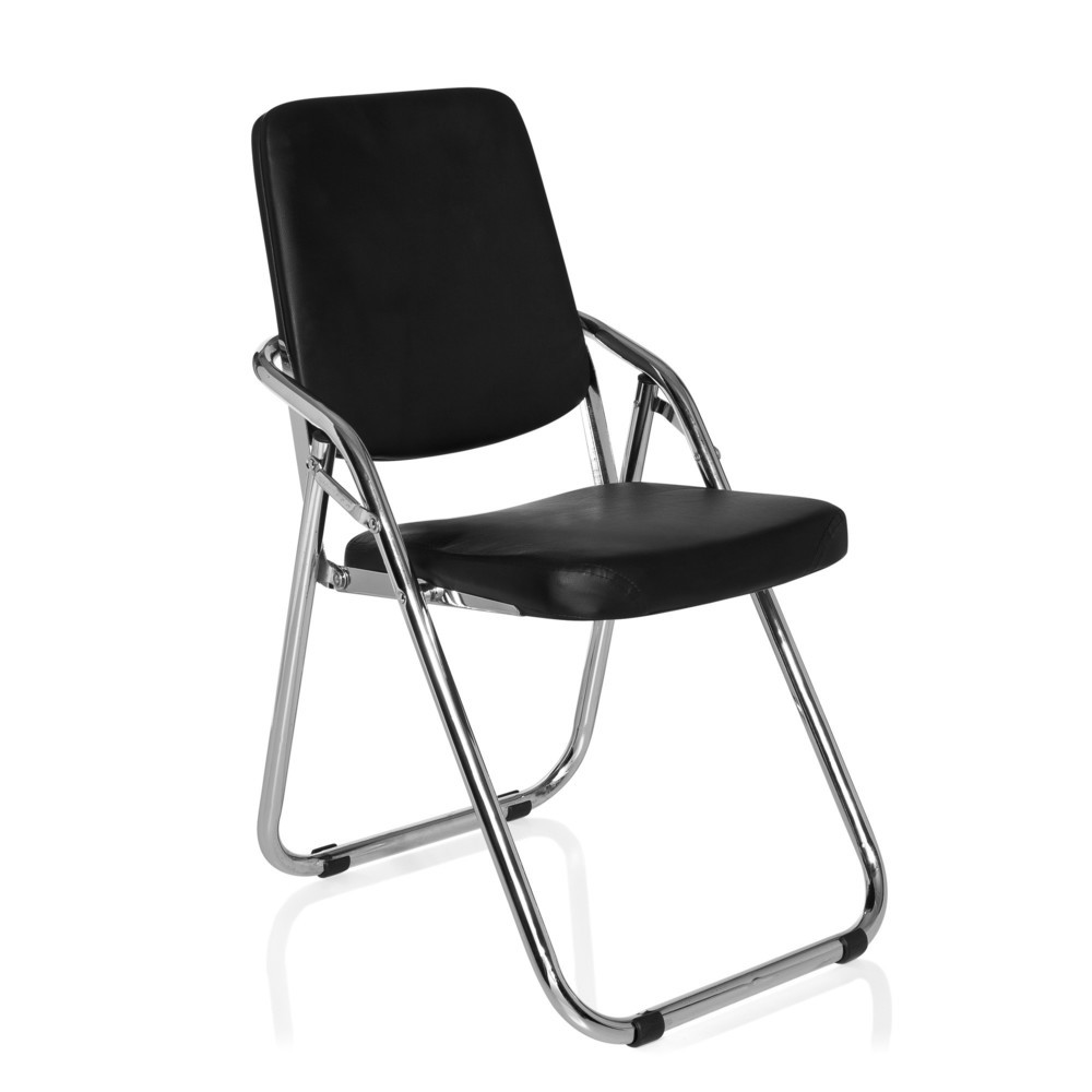 N° de l'image du produit 4 : Chaise de conférence / chaise-visiteur hjh OFFICE / ESTO PU, noir