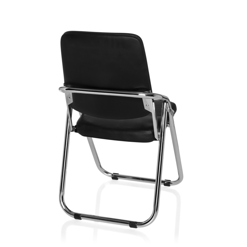 N° de l'image du produit 8 : Chaise de conférence / chaise-visiteur hjh OFFICE / ESTO PU, noir