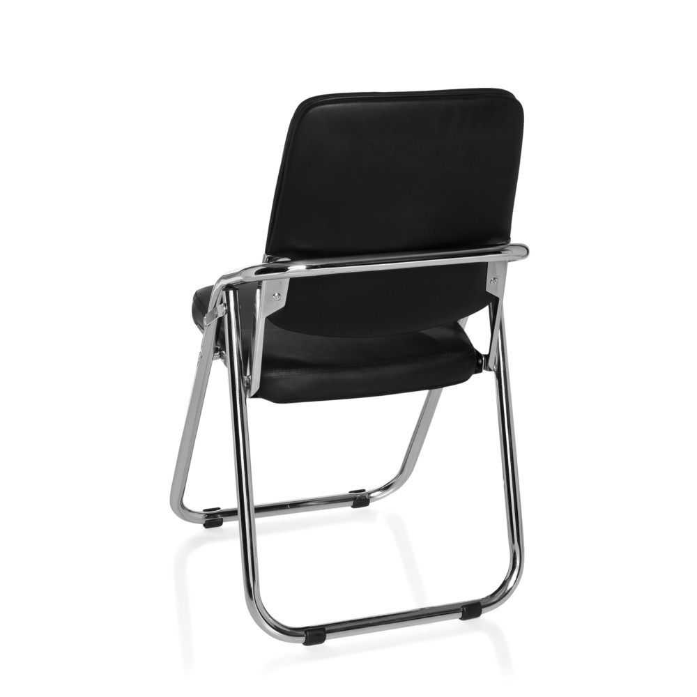 N° de l'image du produit 9 : Chaise de conférence / chaise-visiteur hjh OFFICE / ESTO PU, noir