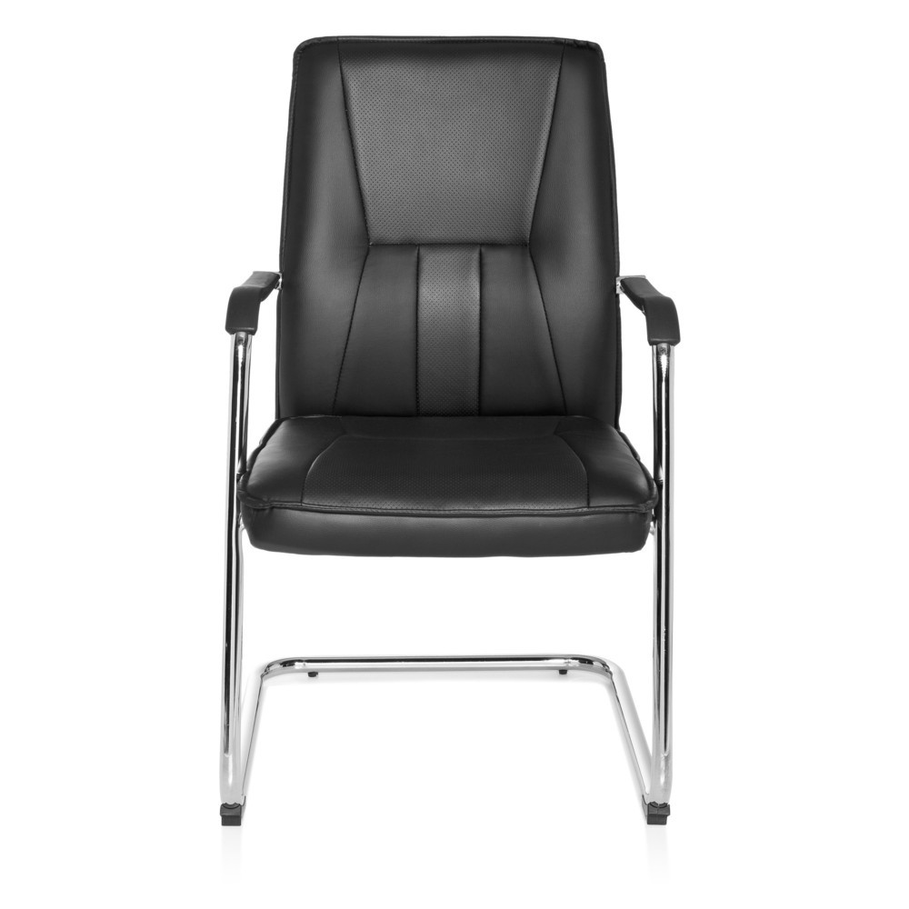 Illustration du produit: Chaise de conférence / chaise-visiteur hjh OFFICE TILA V PU, noir